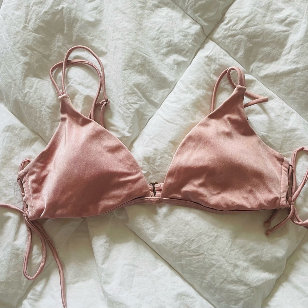LA hearts bikini top